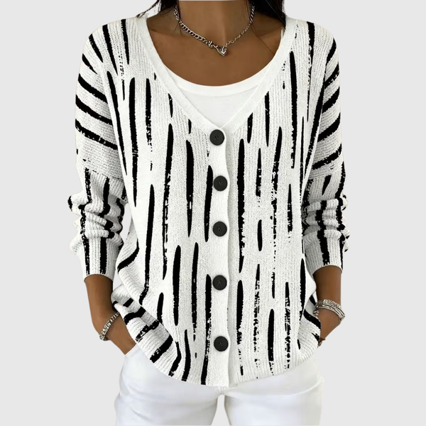 Comfortable Button Cardigan