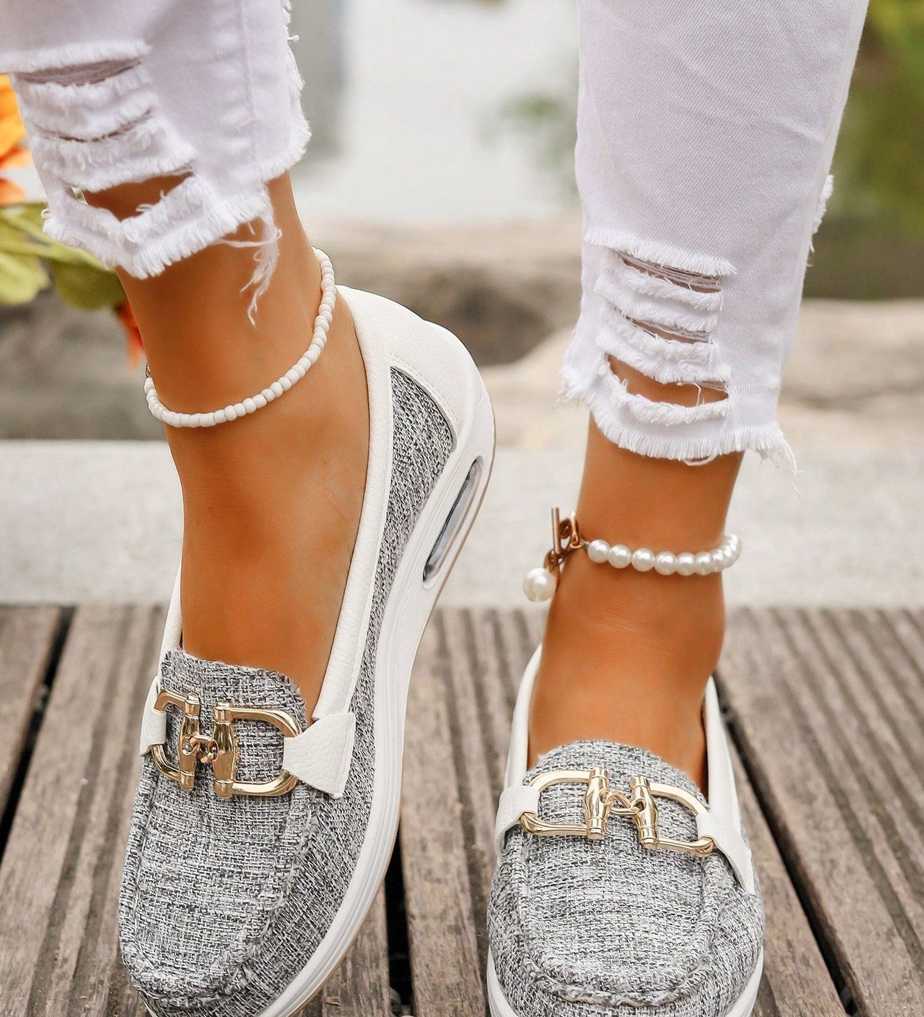 Ellie - Flat Buckle Loafers