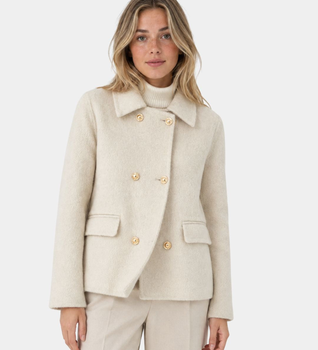 Mélisya | Elegant Coat with Collar