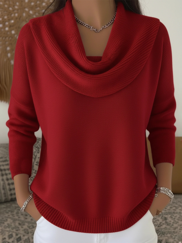 Heloise | Pullover with Shawl Collar made from Merino Wool
