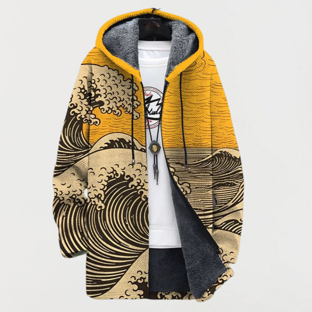 Mathilda – Jacket with Wave Pattern