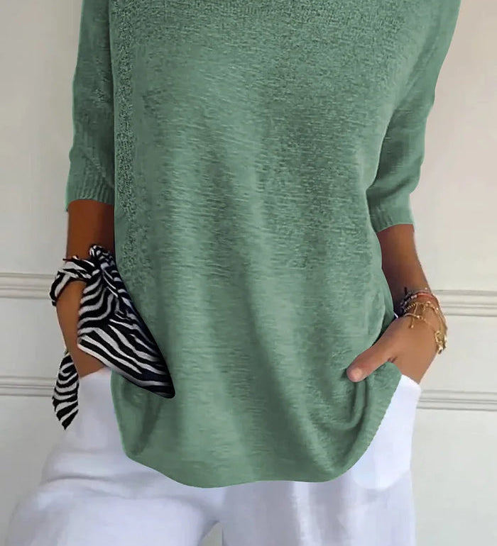 Solene | Oversized Jumper with V-Neck
