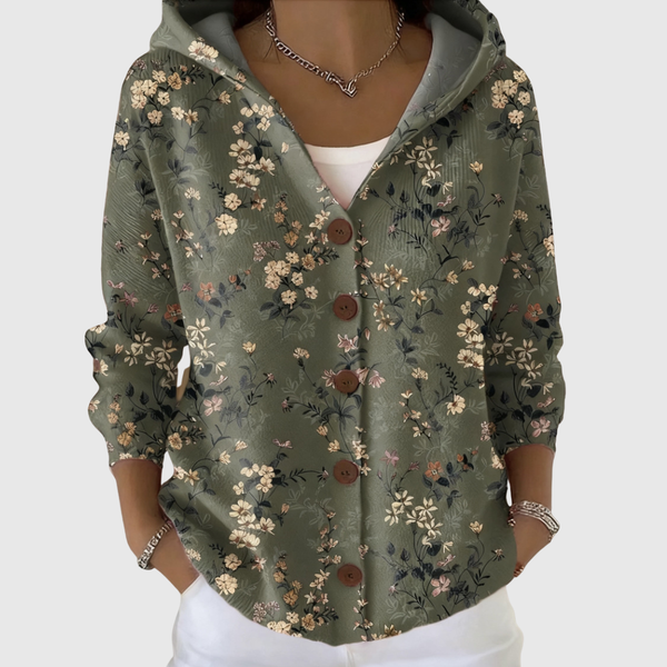 Comfort Cardigan with Hood in Knit