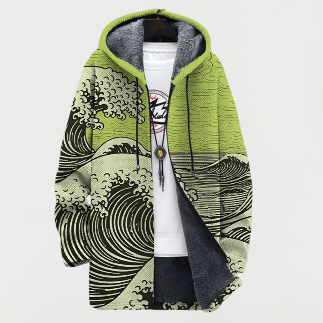 Mathilda – Jacket with Wave Pattern