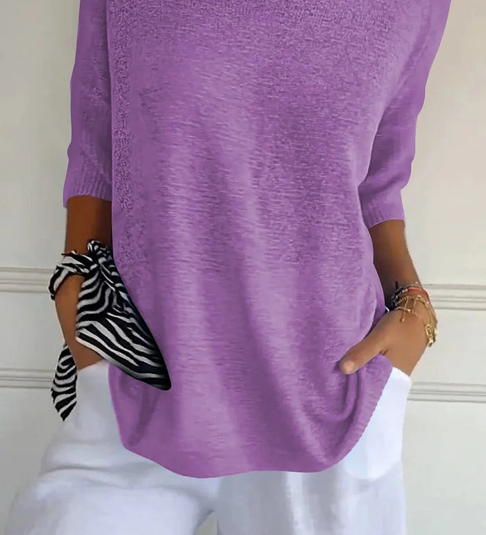 Solene | Oversized Jumper with V-Neck