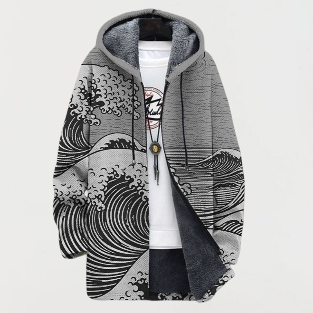 Mathilda – Jacket with Wave Pattern