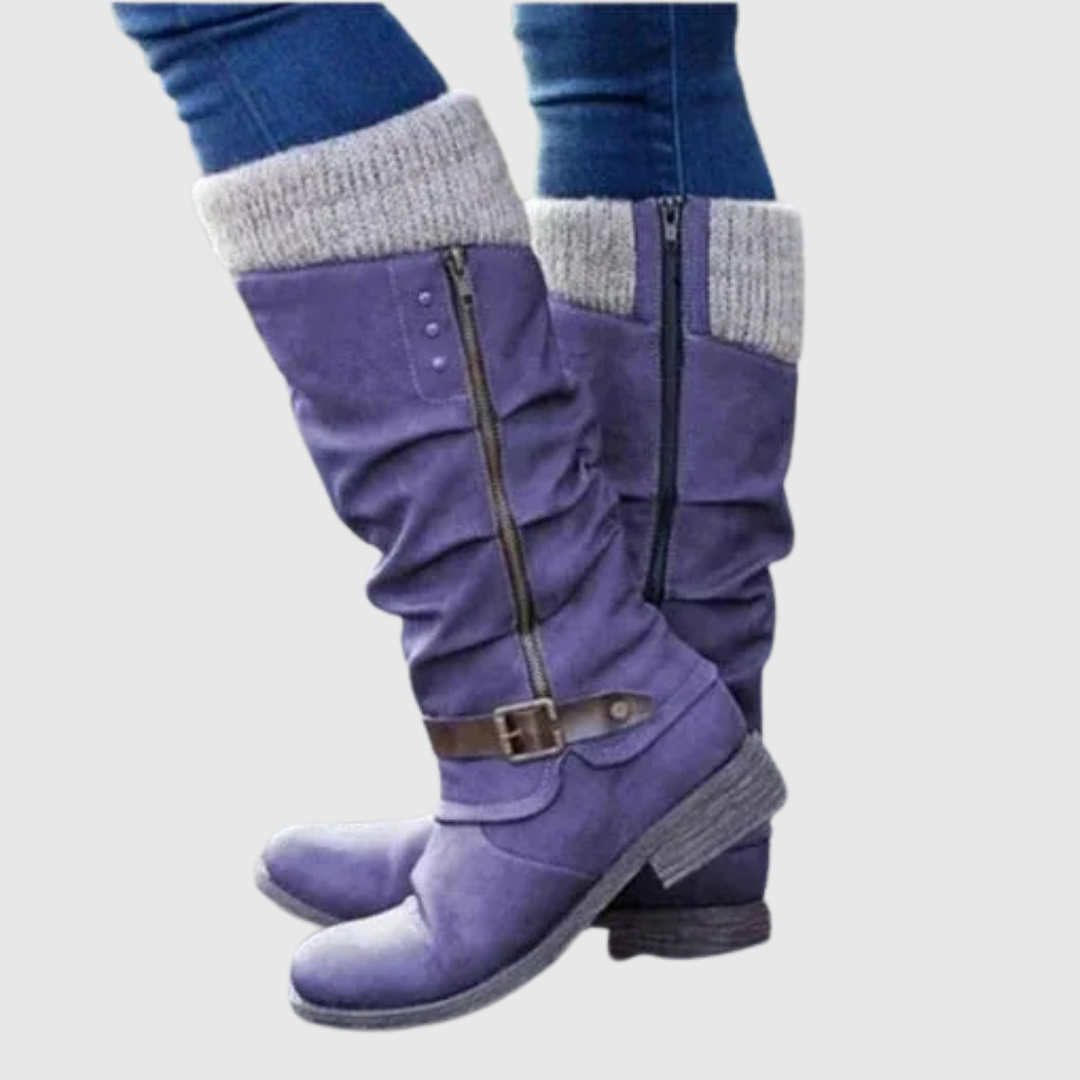 Women's Leather Boots — THESSARA