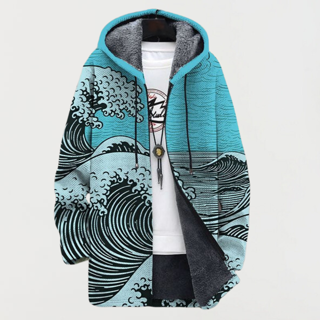 Mathilda – Jacket with Wave Pattern