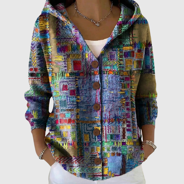 Hoodie Knit Cardigan