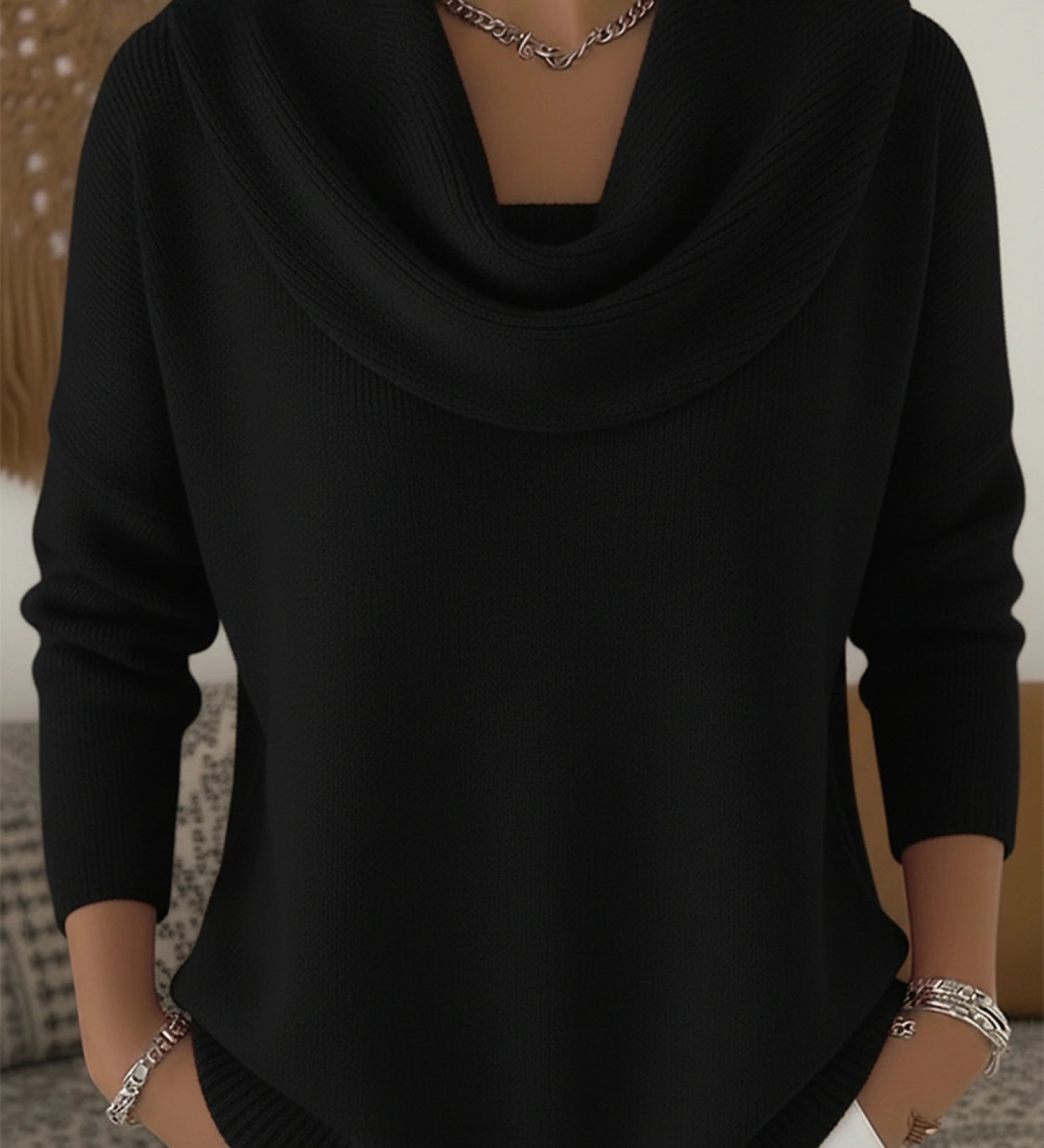 Heloise | Pullover with Shawl Collar