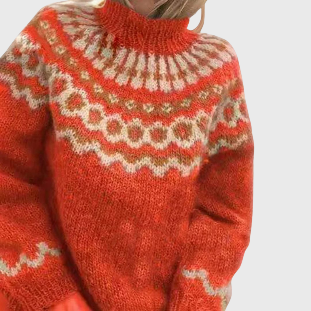 Lara | Cosy Sweater with High Neck