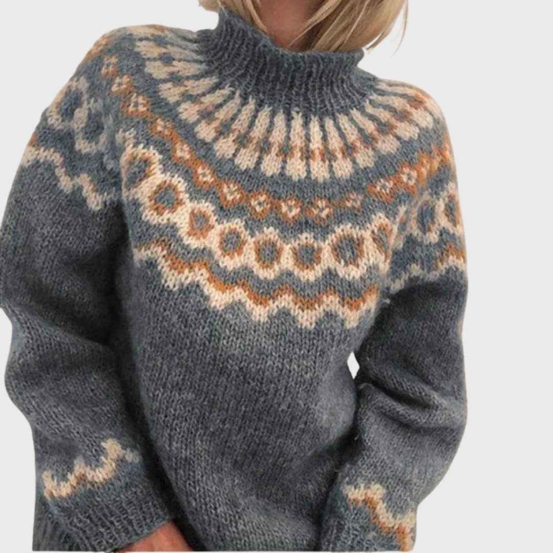 Lara | Cosy Sweater with High Neck