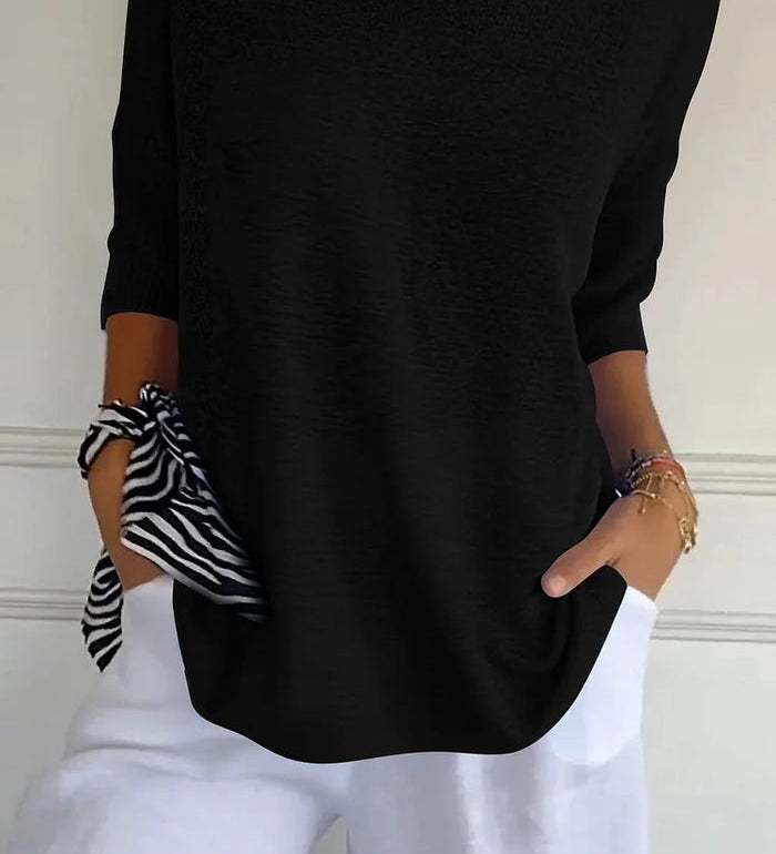 Solene | Oversized Jumper with V-Neck