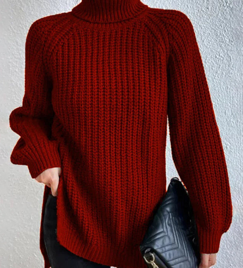 Pascale | Classic Ribbed Knit Sweater
