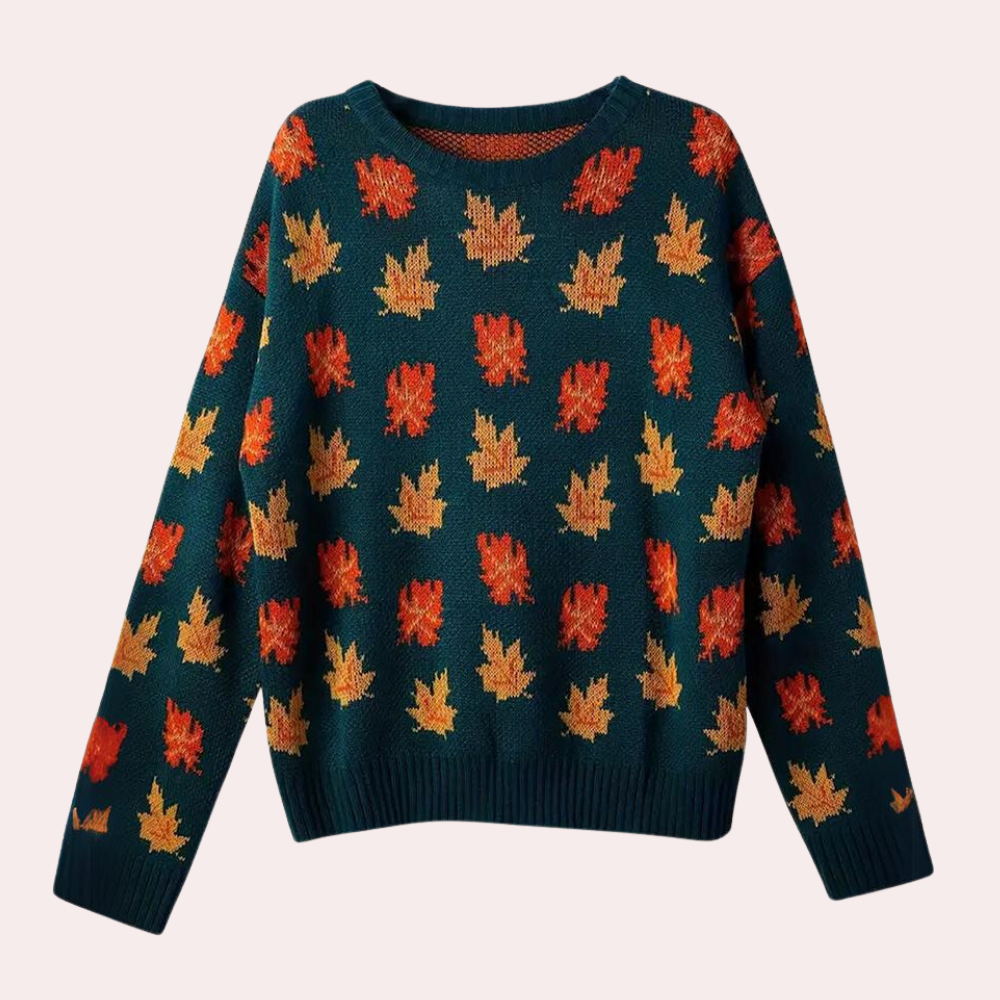 Aurelie | Pullover with Design and Round Neck