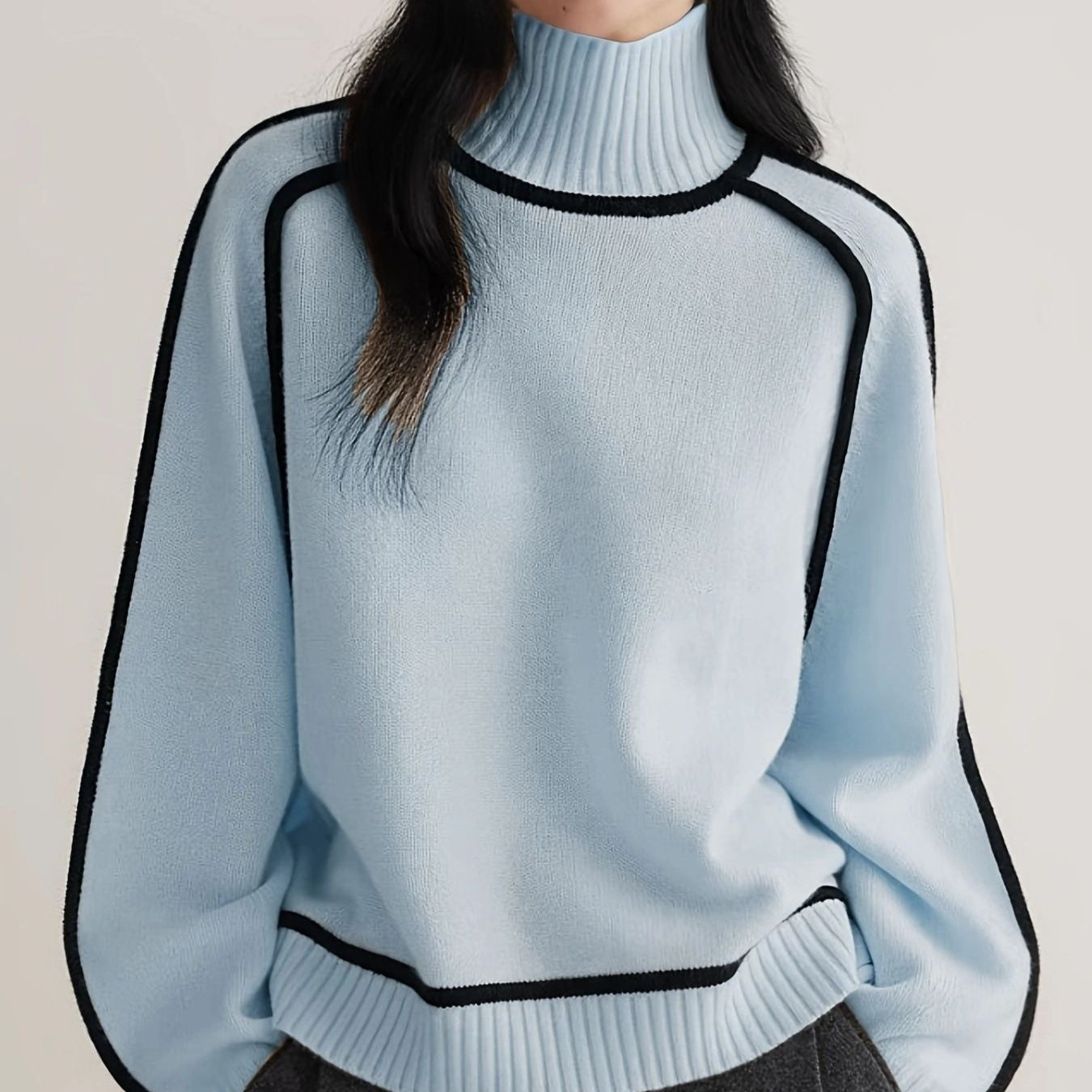 EMILIE I Roll Neck Jumper