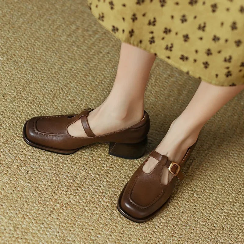 Emilia – Vintage-Style T-Bar Shoes