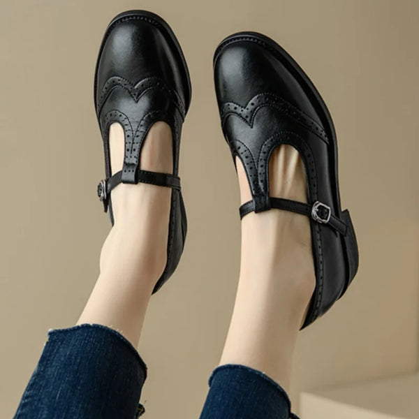 Johanna – Elegant Ladies' T-Strap Shoes