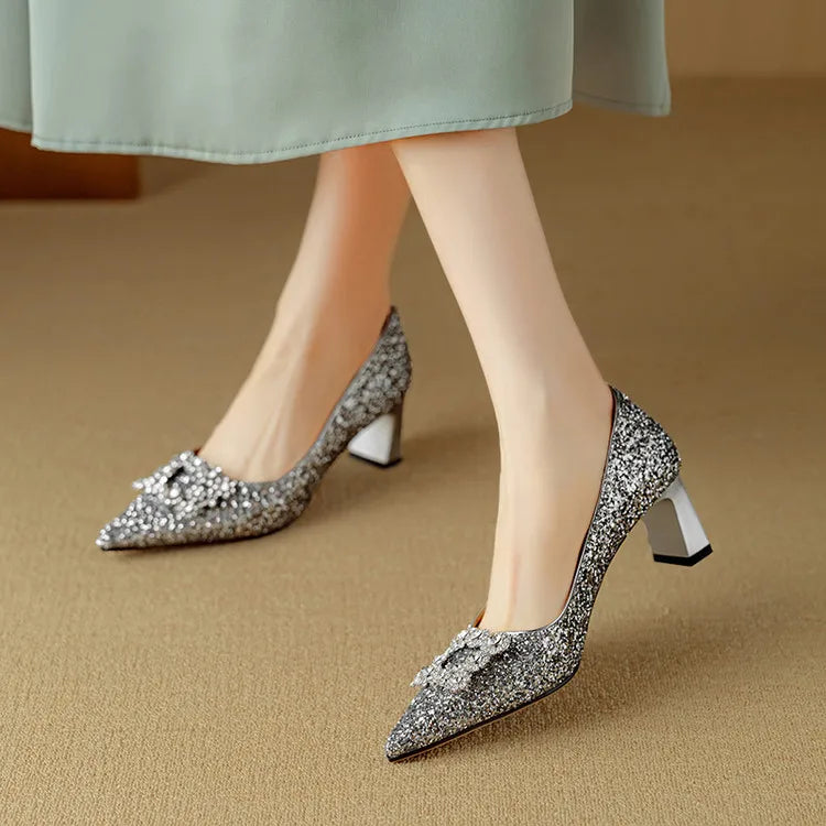 Theresa – Glitter Heels