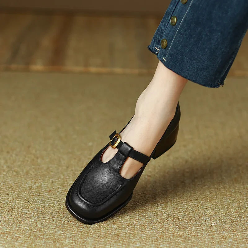 Emilia – Vintage-Style T-Bar Shoes