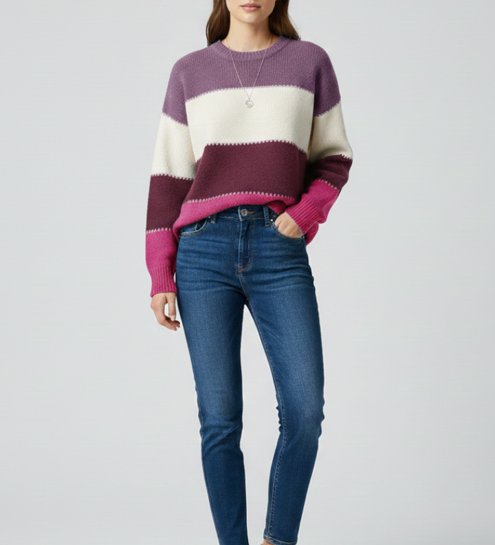 Estelle | Striped Jumper with Long Sleeves