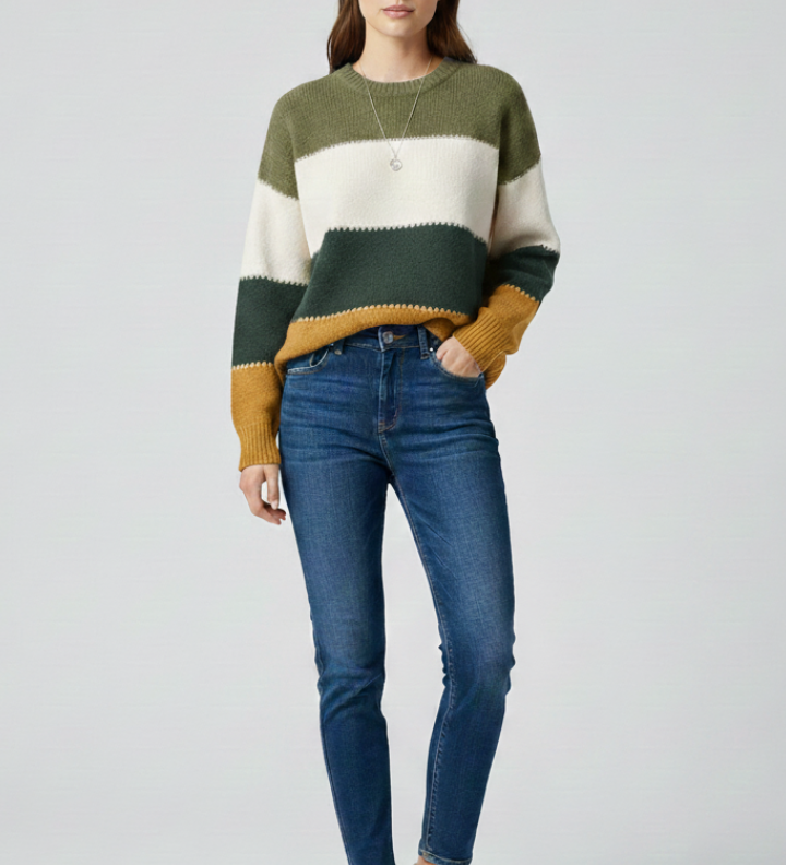 Estelle | Striped Jumper with Long Sleeves
