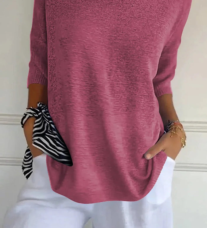 Solene | Oversized Jumper with V-Neck