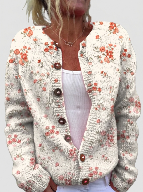 Andrea™ | Cardigan with Ditsy Flowers
