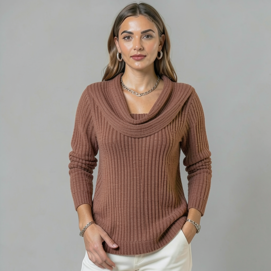 Zelie | Pullover with Shawl Collar made of Merino Wool