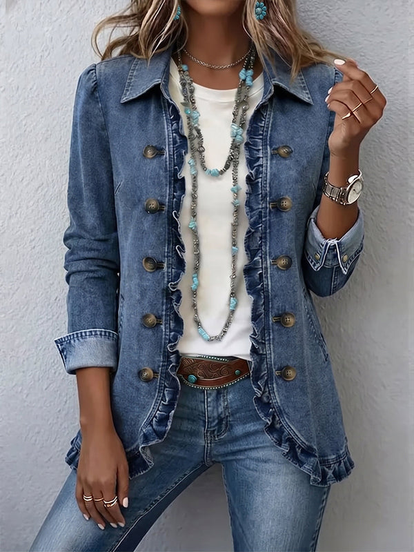 Luisa | American Jacket with Ruffles