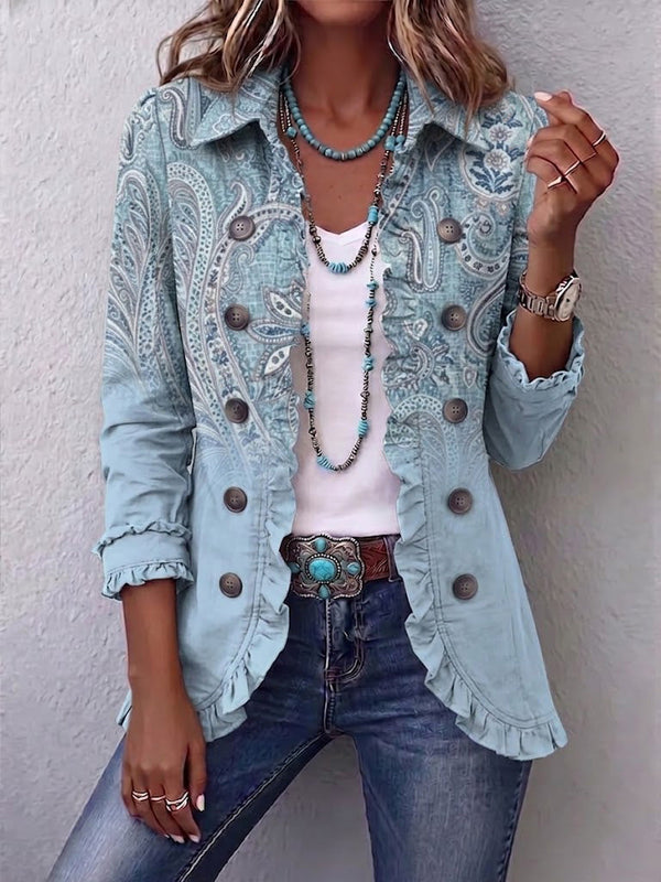 Helene | American Jacket with Paisley Pattern